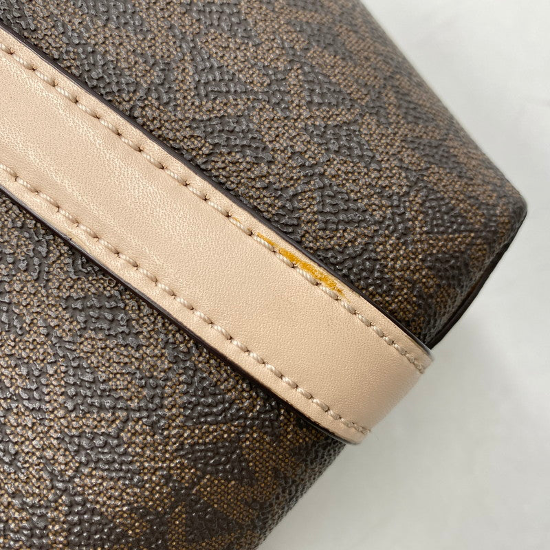 【中古品】【レディース】 MK SIGNATURE BROWN FRINGE TOTE BAG シグネチャー ブラウン フリンジ トートバッグ 30T0GNXT6B カバン 188-260105-yn-01-izu カラー：ブラウン 万代Net店