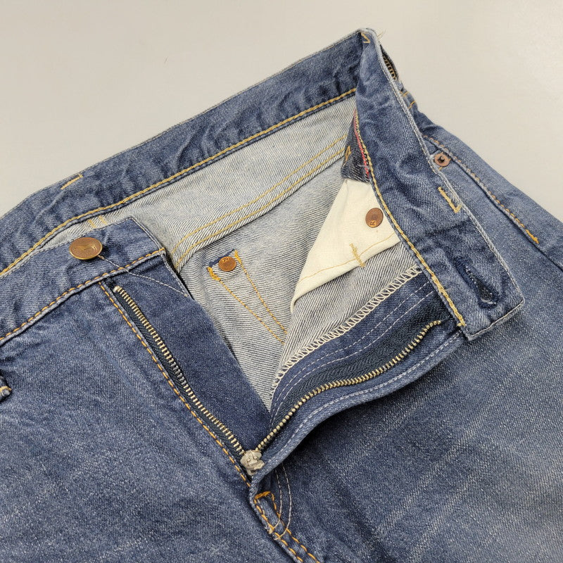 【中古品】【メンズ】 45rpm ４５アールピーエム 5056982 HORSE BUTTON ホース バトゥン DENIM PANTS デニム パンツ ボトムス ズボン 156-250921-cs-13-izu サイズ：5 カラー：インディゴ 万代Net店