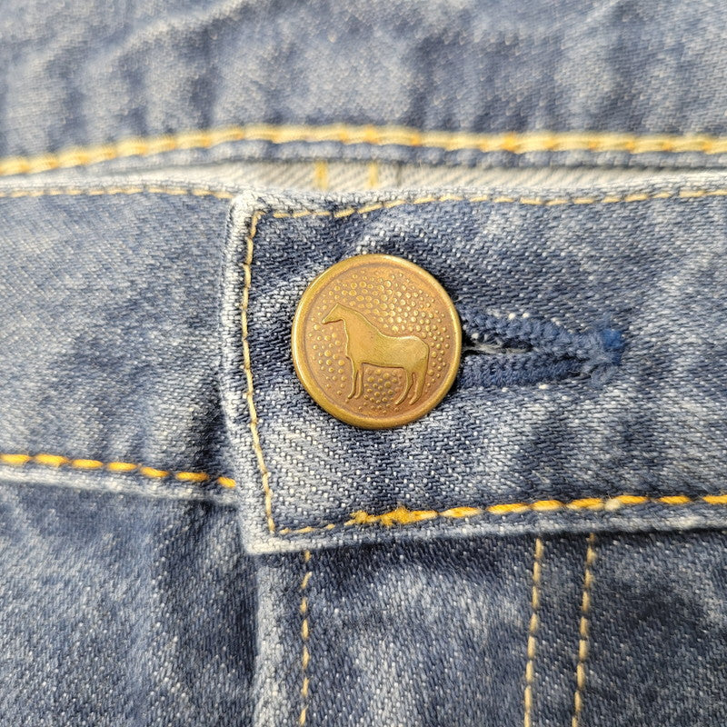 【中古品】【メンズ】 45rpm ４５アールピーエム 5056982 HORSE BUTTON ホース バトゥン DENIM PANTS デニム パンツ ボトムス ズボン 156-250921-cs-13-izu サイズ：5 カラー：インディゴ 万代Net店
