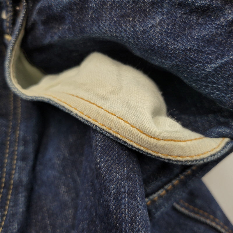 【中古品】【メンズ】 45RPM フォーティファイブアールピーエム HORSE BUTTON R LEATHER PATCH DENIM PANTS 4086036 デニムパンツ ジーンズ ボトムス 156-250913-as-09-izu サイズ：31 カラー：インディゴ 万代Net店