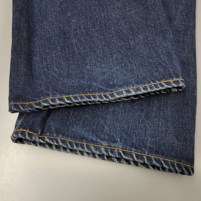 【中古品】【メンズ】 45RPM フォーティファイブアールピーエム HORSE BUTTON R LEATHER PATCH DENIM PANTS 4086036 デニムパンツ ジーンズ ボトムス 156-250913-as-09-izu サイズ：31 カラー：インディゴ 万代Net店