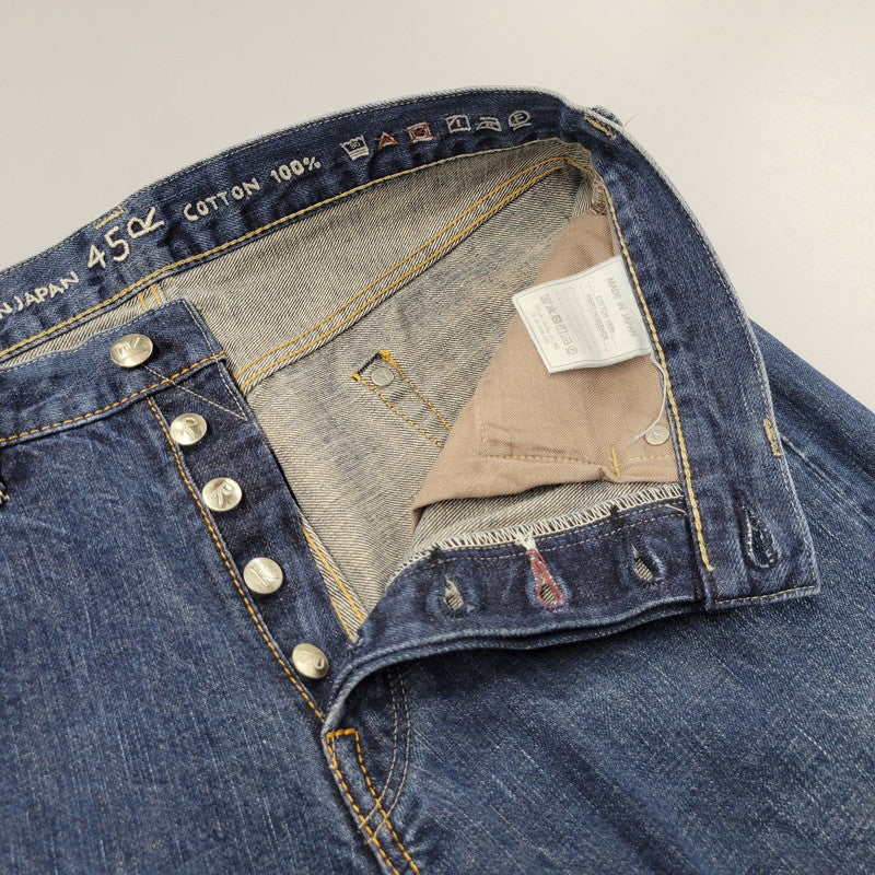 【中古品】【メンズ】 45rpm ４５アールピーエム DENIM PANTS デニム パンツ ボトムス ズボン 156-250921-cs-15-izu サイズ：31 カラー：インディゴ 万代Net店