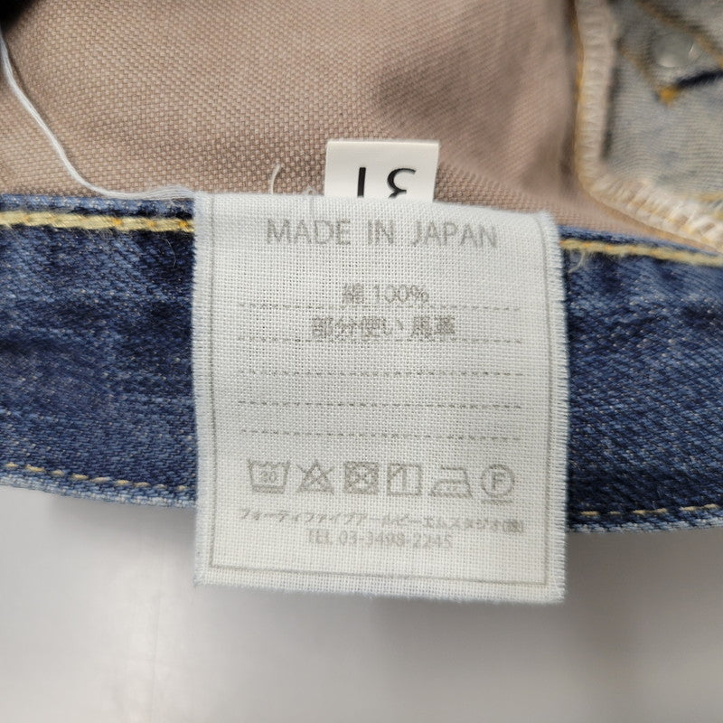 【中古品】【メンズ】 45rpm ４５アールピーエム DENIM PANTS デニム パンツ ボトムス ズボン 156-250921-cs-15-izu サイズ：31 カラー：インディゴ 万代Net店