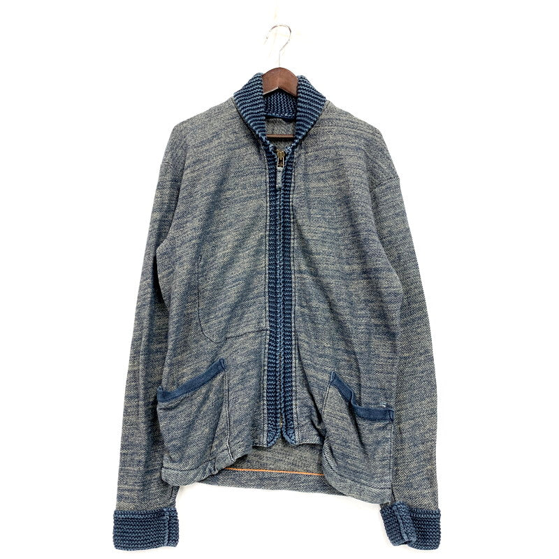 【中古品】【メンズ】 45R 45rpm フォーティーファイブアールピーエム UMII 908 RIB ZIP JACKET リブ ジップ ジャケット アウター 長袖 45R 145-250912-rk-12-izu サイズ：4 カラー：インディゴ 万代Net店