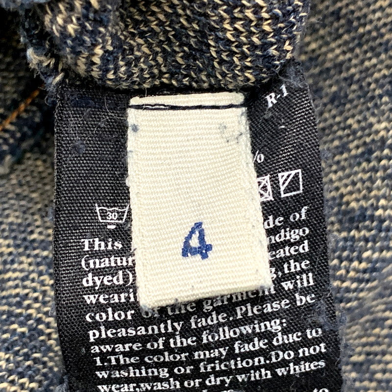 【中古品】【メンズ】 45R 45rpm フォーティーファイブアールピーエム UMII 908 RIB ZIP JACKET リブ ジップ ジャケット アウター 長袖 45R 145-250912-rk-12-izu サイズ：4 カラー：インディゴ 万代Net店