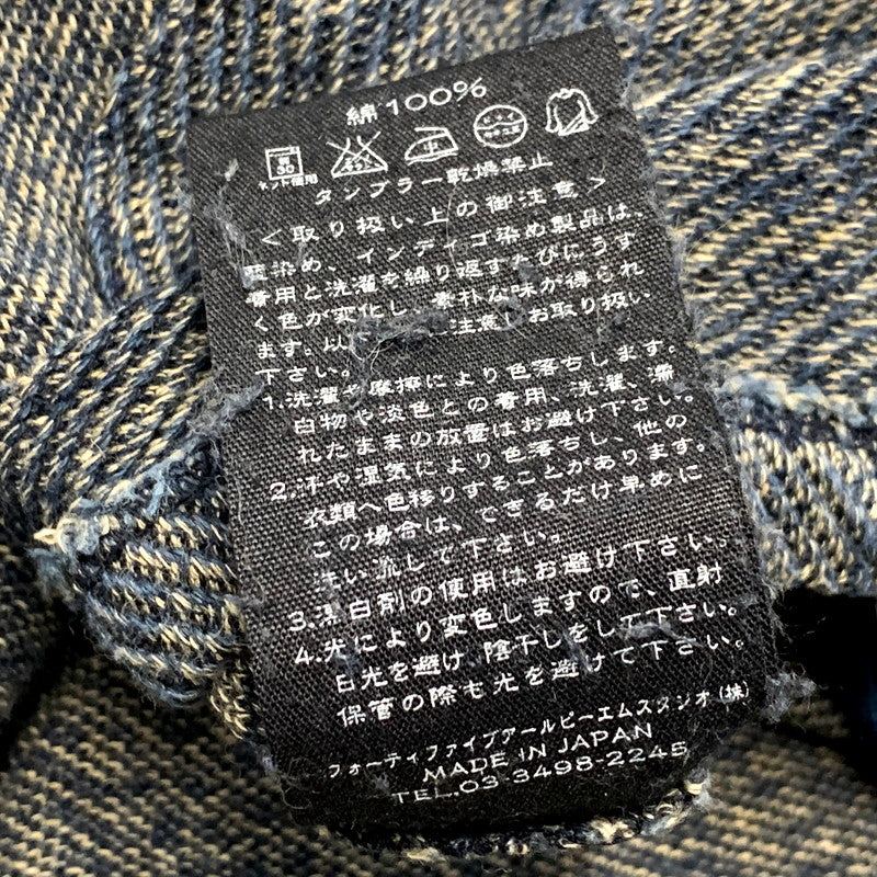 【中古品】【メンズ】 45R 45rpm フォーティーファイブアールピーエム UMII 908 RIB ZIP JACKET リブ ジップ ジャケット アウター 長袖 45R 145-250912-rk-12-izu サイズ：4 カラー：インディゴ 万代Net店