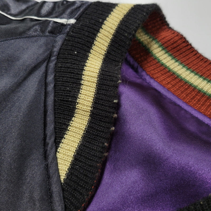 【中古品】【メンズ】 TAILOR TOYO テーラー東洋 REVERSIBLE SOUVENIR JACKET TT10726 リバーシブル スーベニア ジャケット 黒鷹×虎×龍 アウター 145-250911-as-07-izu サイズ：XL カラー：ブラック×パープル 万代Net店