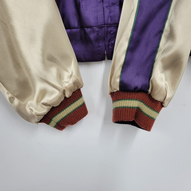 【中古品】【メンズ】 TAILOR TOYO テーラー東洋 REVERSIBLE SOUVENIR JACKET TT10726 リバーシブル スーベニア ジャケット 黒鷹×虎×龍 アウター 145-250911-as-07-izu サイズ：XL カラー：ブラック×パープル 万代Net店