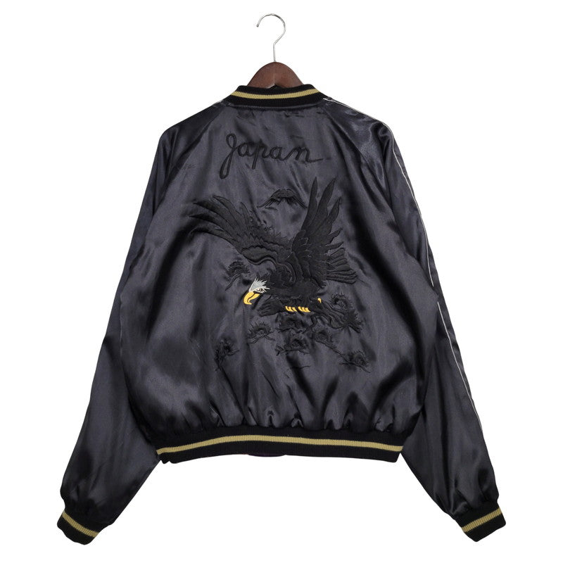 【中古品】【メンズ】 TAILOR TOYO テーラー東洋 REVERSIBLE SOUVENIR JACKET TT10726 リバーシブル スーベニア ジャケット 黒鷹×虎×龍 アウター 145-250911-as-07-izu サイズ：XL カラー：ブラック×パープル 万代Net店