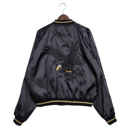 【中古品】【メンズ】 TAILOR TOYO テーラー東洋 REVERSIBLE SOUVENIR JACKET TT10726 リバーシブル スーベニア ジャケット 黒鷹×虎×龍 アウター 145-250911-as-07-izu サイズ：XL カラー：ブラック×パープル 万代Net店