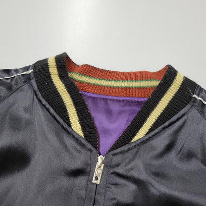 【中古品】【メンズ】 TAILOR TOYO テーラー東洋 REVERSIBLE SOUVENIR JACKET TT10726 リバーシブル スーベニア ジャケット 黒鷹×虎×龍 アウター 145-250911-as-07-izu サイズ：XL カラー：ブラック×パープル 万代Net店