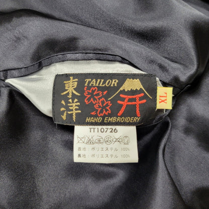 【中古品】【メンズ】 TAILOR TOYO テーラー東洋 REVERSIBLE SOUVENIR JACKET TT10726 リバーシブル スーベニア ジャケット 黒鷹×虎×龍 アウター 145-250911-as-07-izu サイズ：XL カラー：ブラック×パープル 万代Net店