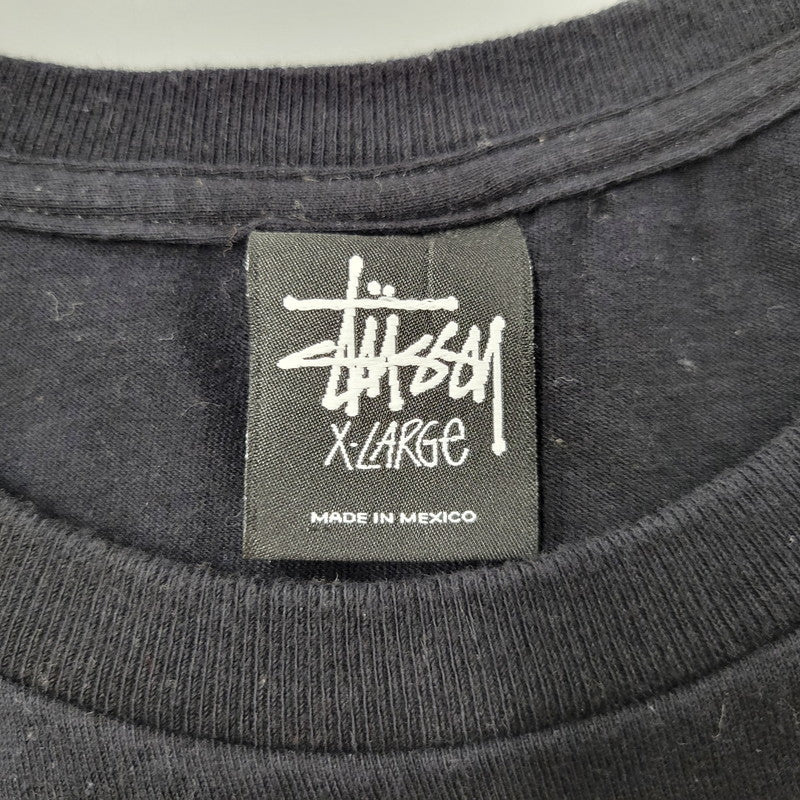 【中古品】【メンズ】 OLD STUSSY オールドステューシー メキシコ製 00S GRAPHIC LOGO T-SHIRT 2000年代 グラフィック ロゴ Tシャツ トップス 半袖 142-250917-cs-01-izu サイズ：XL カラー：ブラック 万代Net店