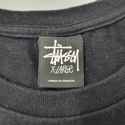 【中古品】【メンズ】 OLD STUSSY オールドステューシー メキシコ製 00S GRAPHIC LOGO T-SHIRT 2000年代 グラフィック ロゴ Tシャツ トップス 半袖 142-250917-cs-01-izu サイズ：XL カラー：ブラック 万代Net店