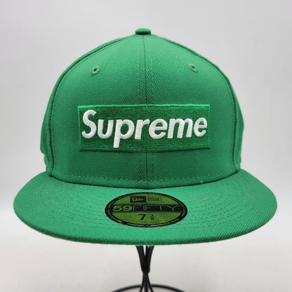 【中古品】【メンズ】 Supreme シュプリーム ×NEWERA ニューエラ 21AW 59FIFTY New York Yankees BOX LOGO NEW ERA 帽子 キャップ 185-250912-rk-01-izu サイズ：7 3/8 カラー：グリーン 万代Net店