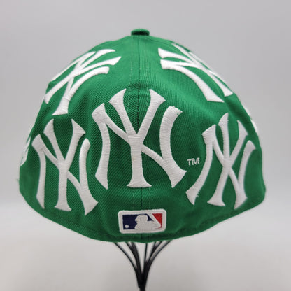 【中古品】【メンズ】 Supreme シュプリーム ×NEWERA ニューエラ 21AW 59FIFTY New York Yankees BOX LOGO NEW ERA 帽子 キャップ 185-250912-rk-01-izu サイズ：7 3/8 カラー：グリーン 万代Net店