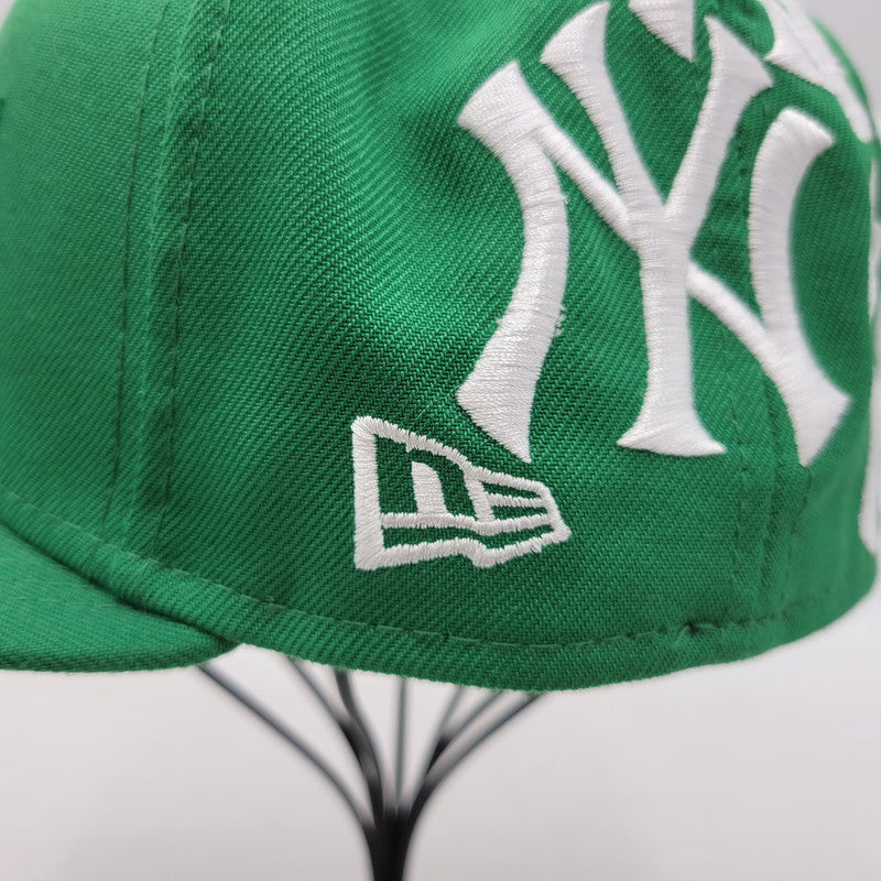 【中古品】【メンズ】 Supreme シュプリーム ×NEWERA ニューエラ 21AW 59FIFTY New York Yankees BOX LOGO NEW ERA 帽子 キャップ 185-250912-rk-01-izu サイズ：7 3/8 カラー：グリーン 万代Net店