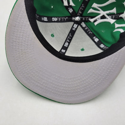 【中古品】【メンズ】 Supreme シュプリーム ×NEWERA ニューエラ 21AW 59FIFTY New York Yankees BOX LOGO NEW ERA 帽子 キャップ 185-250912-rk-01-izu サイズ：7 3/8 カラー：グリーン 万代Net店