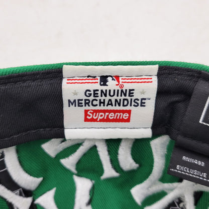 【中古品】【メンズ】 Supreme シュプリーム ×NEWERA ニューエラ 21AW 59FIFTY New York Yankees BOX LOGO NEW ERA 帽子 キャップ 185-250912-rk-01-izu サイズ：7 3/8 カラー：グリーン 万代Net店