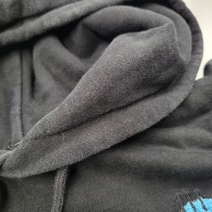 【中古品】【メンズ】 XLARGE エクストララージ 101224012019 TIM COMIX CHENILLE EMBROIDERED HOODED SWEATSHIRT ティムコミックス シェニール刺繍 フーデッド スウェットシャツ トップス 長袖 142-250921-cs-10-izu サイズ：L カラー：ブラック 万代Net店