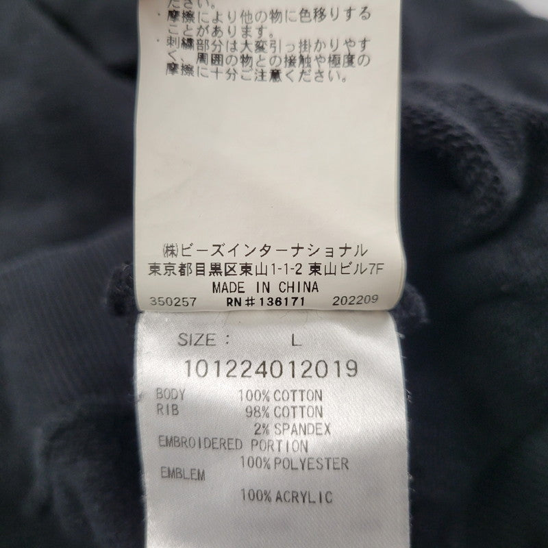 【中古品】【メンズ】 XLARGE エクストララージ 101224012019 TIM COMIX CHENILLE EMBROIDERED HOODED SWEATSHIRT ティムコミックス シェニール刺繍 フーデッド スウェットシャツ トップス 長袖 142-250921-cs-10-izu サイズ：L カラー：ブラック 万代Net店