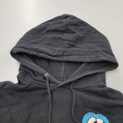 【中古品】【メンズ】 XLARGE エクストララージ 101224012019 TIM COMIX CHENILLE EMBROIDERED HOODED SWEATSHIRT ティムコミックス シェニール刺繍 フーデッド スウェットシャツ トップス 長袖 142-250921-cs-10-izu サイズ：L カラー：ブラック 万代Net店