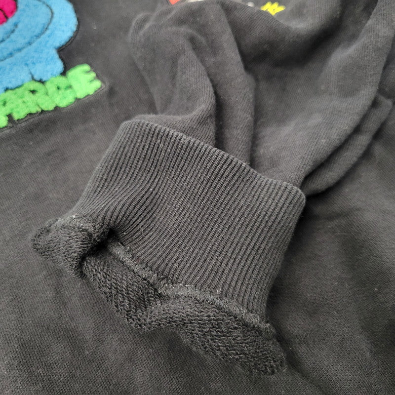 【中古品】【メンズ】 XLARGE エクストララージ 101224012019 TIM COMIX CHENILLE EMBROIDERED HOODED SWEATSHIRT ティムコミックス シェニール刺繍 フーデッド スウェットシャツ トップス 長袖 142-250921-cs-10-izu サイズ：L カラー：ブラック 万代Net店