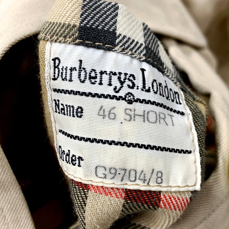 【中古品】【メンズ】 OLD BURBERRYS オールド バーバリーズ SOUTIEN COLLAR COAT ステンカラーコート 英国製 アウター 141-250914-as-11-izu サイズ：46 カラー：ベージュ 万代Net店