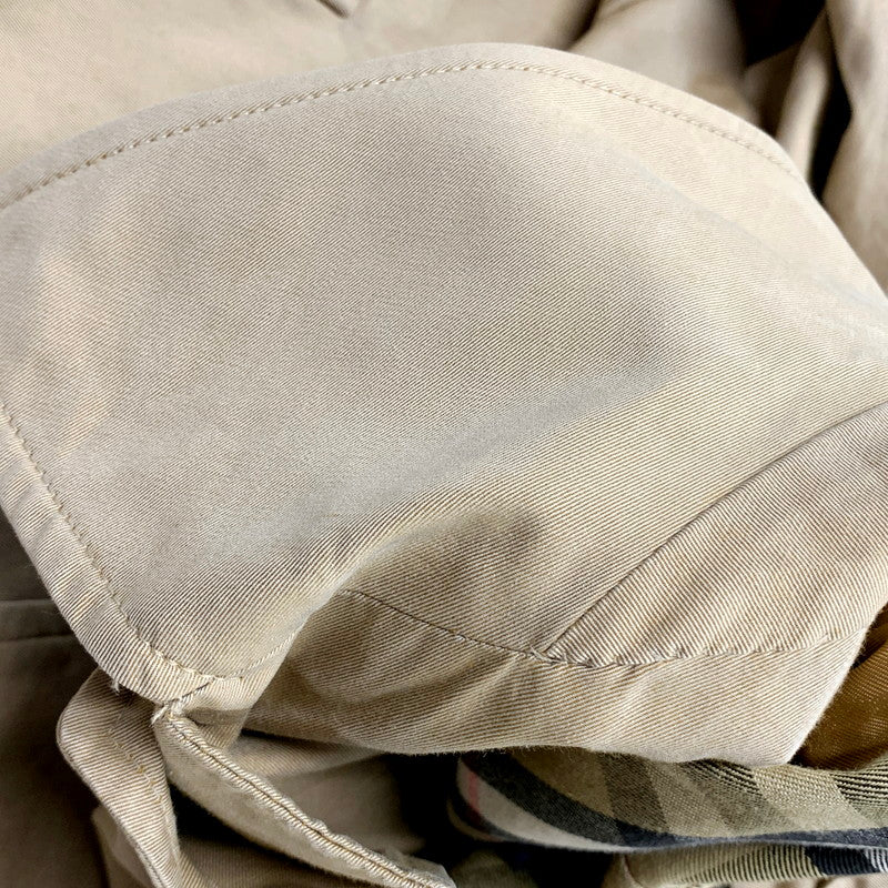 【中古品】【メンズ】 OLD BURBERRYS オールド バーバリーズ SOUTIEN COLLAR COAT ステンカラーコート 英国製 アウター 141-250914-as-10-izu サイズ：SS カラー：ベージュ 万代Net店