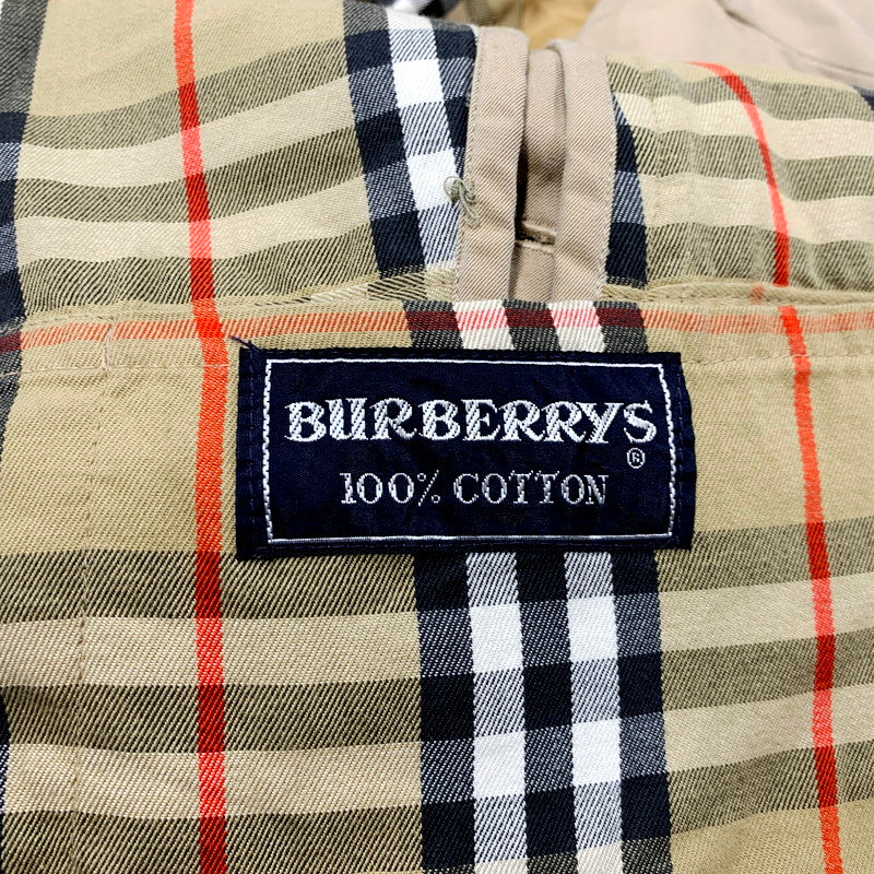 【中古品】【メンズ】 OLD BURBERRYS オールド バーバリーズ SOUTIEN COLLAR COAT ステンカラーコート 英国製 アウター 141-250914-as-10-izu サイズ：SS カラー：ベージュ 万代Net店