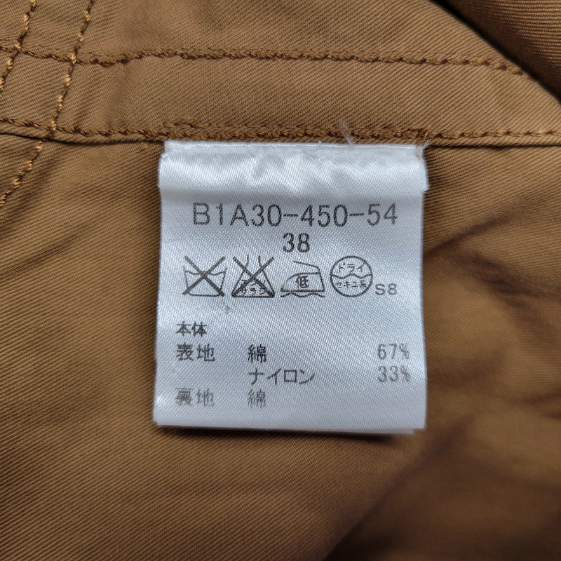 【中古品】【メンズ】 BURBERRY バーバリー WOOL LINER MODS COAT B1A30-450-54 ウール ライナー モッズコート アウター 141-250913-as-03-izu サイズ：38 カラー：ブラウン 万代Net店