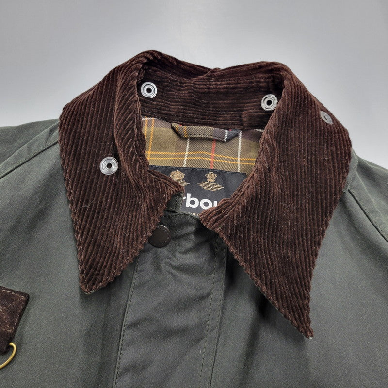【中古品】【メンズ】 Barbour バーブァー SPEY WAX JACKET 232MWX1794 ワックス ジャケット アウター 144-250913-as-02-izu サイズ：M カラー：オリーブ 万代Net店