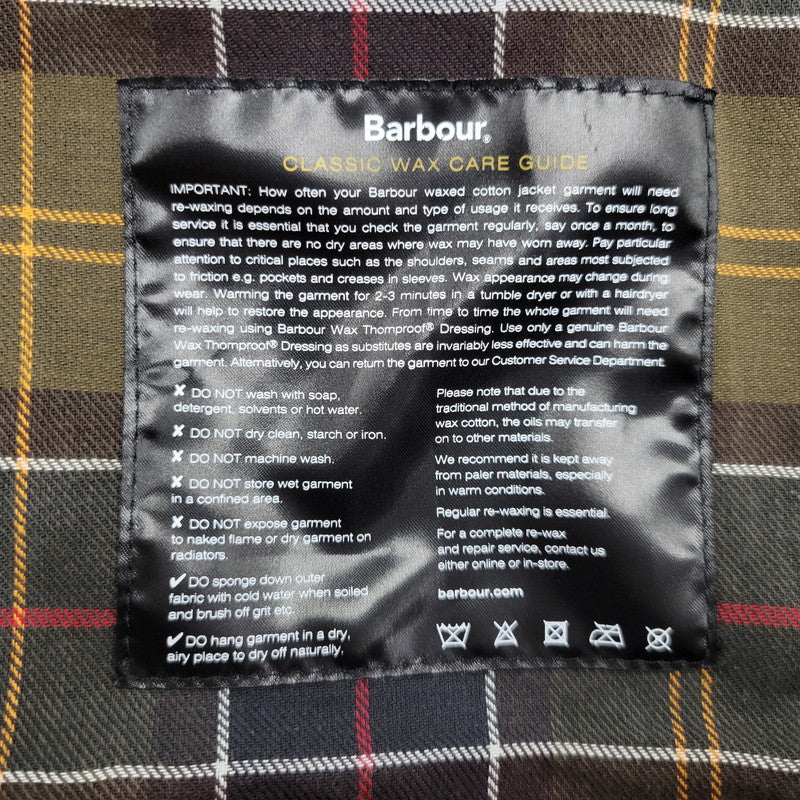 【中古品】【メンズ】 Barbour バーブァー SPEY WAX JACKET 232MWX1794 ワックス ジャケット アウター 144-250913-as-02-izu サイズ：M カラー：オリーブ 万代Net店