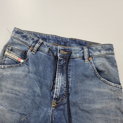 【中古品】【メンズ】 DIESEL ディーゼル A02628 D-KROOSHORT JOGG JEANS ディーゼル クルー ショート ジョグジーンズ ボトムス ズボン 152-250917-cs-10-izu サイズ：28 カラー：インディゴ 万代Net店