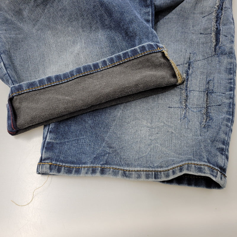 【中古品】【メンズ】 DIESEL ディーゼル A02628 D-KROOSHORT JOGG JEANS ディーゼル クルー ショート ジョグジーンズ ボトムス ズボン 152-250917-cs-10-izu サイズ：28 カラー：インディゴ 万代Net店