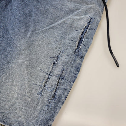 【中古品】【メンズ】 DIESEL ディーゼル A02628 D-KROOSHORT JOGG JEANS ディーゼル クルー ショート ジョグジーンズ ボトムス ズボン 152-250917-cs-10-izu サイズ：28 カラー：インディゴ 万代Net店