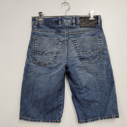 【中古品】【メンズ】 DIESEL ディーゼル A02628 D-KROOSHORT JOGG JEANS ディーゼル クルー ショート ジョグジーンズ ボトムス ズボン 152-250917-cs-10-izu サイズ：28 カラー：インディゴ 万代Net店