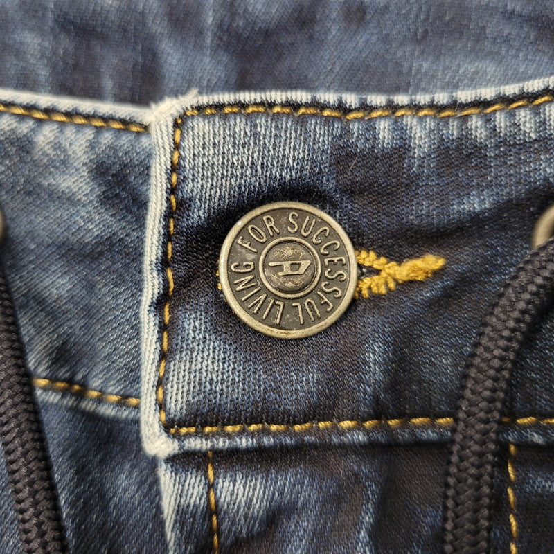 【中古品】【メンズ】 DIESEL ディーゼル A02628 D-KROOSHORT JOGG JEANS ディーゼル クルー ショート ジョグジーンズ ボトムス ズボン 152-250917-cs-10-izu サイズ：28 カラー：インディゴ 万代Net店