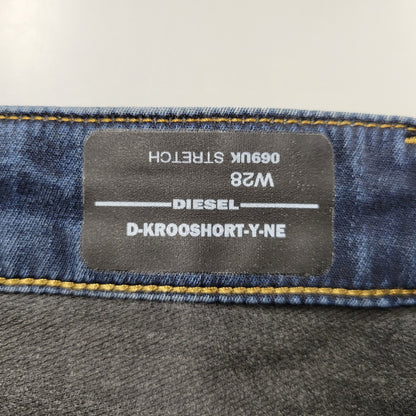 【中古品】【メンズ】 DIESEL ディーゼル A02628 D-KROOSHORT JOGG JEANS ディーゼル クルー ショート ジョグジーンズ ボトムス ズボン 152-250917-cs-10-izu サイズ：28 カラー：インディゴ 万代Net店