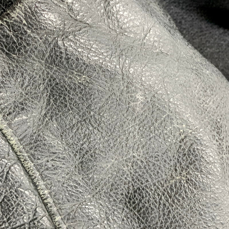 【現状渡し品】【メンズ】 DELONG デロング AUDRA STADIUM JACKET スタジアムジャケット USA製 スタジャン アウター 146-250914-as-04-izu サイズ：2XL カラー：ブラック 万代Net店