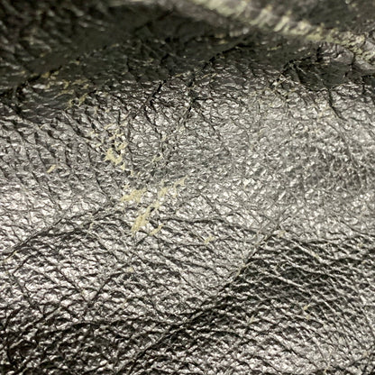 【現状渡し品】【メンズ】 DELONG デロング AUDRA STADIUM JACKET スタジアムジャケット USA製 スタジャン アウター 146-250914-as-04-izu サイズ：2XL カラー：ブラック 万代Net店