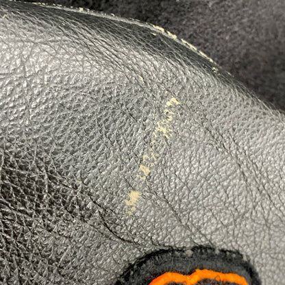 【現状渡し品】【メンズ】 DELONG デロング AUDRA STADIUM JACKET スタジアムジャケット USA製 スタジャン アウター 146-250914-as-04-izu サイズ：2XL カラー：ブラック 万代Net店