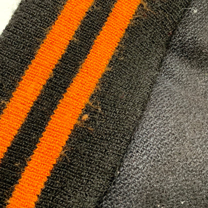 【現状渡し品】【メンズ】 DELONG デロング AUDRA STADIUM JACKET スタジアムジャケット USA製 スタジャン アウター 146-250914-as-04-izu サイズ：2XL カラー：ブラック 万代Net店