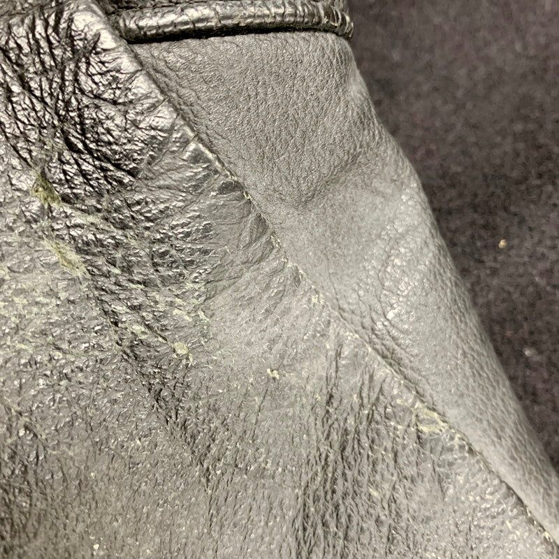 【現状渡し品】【メンズ】 DELONG デロング AUDRA STADIUM JACKET スタジアムジャケット USA製 スタジャン アウター 146-250914-as-04-izu サイズ：2XL カラー：ブラック 万代Net店