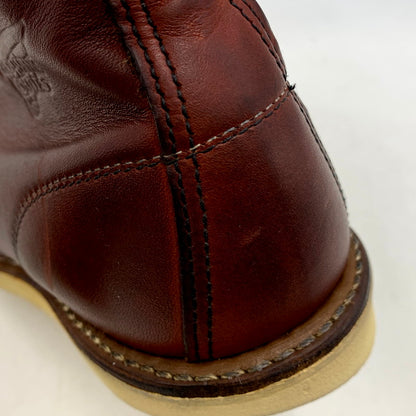 【中古品】【メンズ/レディース】 RED WING レッドウィング 9106 USA製 2011年製 刺繍羽タグ HERITAGE ヘリテージ 6INCH ６インチ MOC TOE モックトゥ IRISH SETTER アイリッシュセッター ブーツ シューズ 靴 164-250911-ya-03-izu サイズ：26cm カラー：レッドブラウン 万代Net店