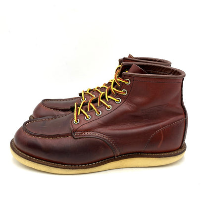 【中古品】【メンズ/レディース】 RED WING レッドウィング 9106 USA製 2011年製 刺繍羽タグ HERITAGE ヘリテージ 6INCH ６インチ MOC TOE モックトゥ IRISH SETTER アイリッシュセッター ブーツ シューズ 靴 164-250911-ya-03-izu サイズ：26cm カラー：レッドブラウン 万代Net店