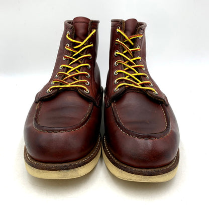 【中古品】【メンズ/レディース】 RED WING レッドウィング 9106 USA製 2011年製 刺繍羽タグ HERITAGE ヘリテージ 6INCH ６インチ MOC TOE モックトゥ IRISH SETTER アイリッシュセッター ブーツ シューズ 靴 164-250911-ya-03-izu サイズ：26cm カラー：レッドブラウン 万代Net店