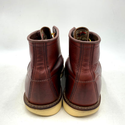 【中古品】【メンズ/レディース】 RED WING レッドウィング 9106 USA製 2011年製 刺繍羽タグ HERITAGE ヘリテージ 6INCH ６インチ MOC TOE モックトゥ IRISH SETTER アイリッシュセッター ブーツ シューズ 靴 164-250911-ya-03-izu サイズ：26cm カラー：レッドブラウン 万代Net店