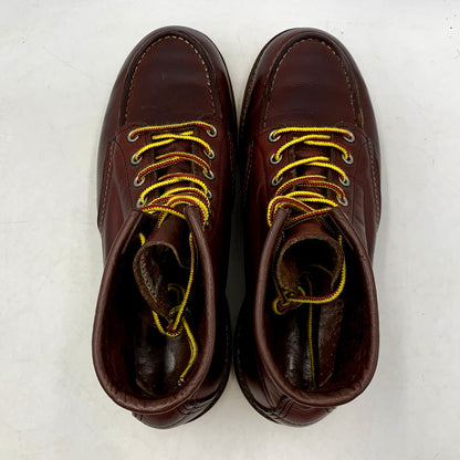 【中古品】【メンズ/レディース】 RED WING レッドウィング 9106 USA製 2011年製 刺繍羽タグ HERITAGE ヘリテージ 6INCH ６インチ MOC TOE モックトゥ IRISH SETTER アイリッシュセッター ブーツ シューズ 靴 164-250911-ya-03-izu サイズ：26cm カラー：レッドブラウン 万代Net店