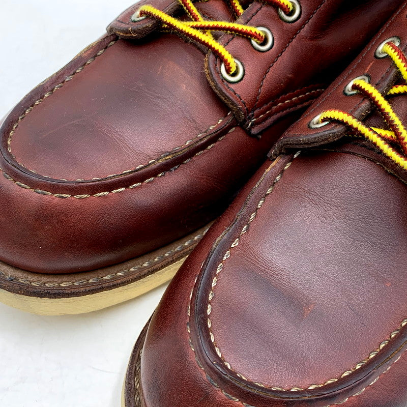 【中古品】【メンズ/レディース】 RED WING レッドウィング 9106 USA製 2011年製 刺繍羽タグ HERITAGE ヘリテージ 6INCH ６インチ MOC TOE モックトゥ IRISH SETTER アイリッシュセッター ブーツ シューズ 靴 164-250911-ya-03-izu サイズ：26cm カラー：レッドブラウン 万代Net店